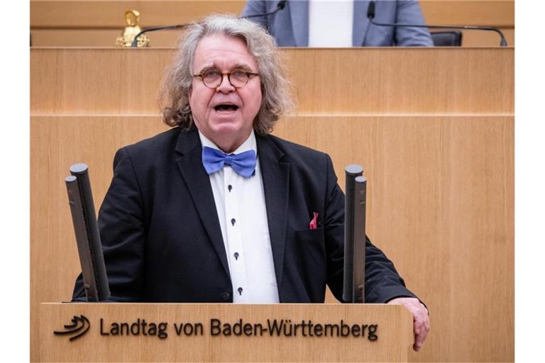 Der parteilose Landtagsabgeordnete Heinrich Fiechtner. Foto: Christoph Schmidt/dpa/Archivbild