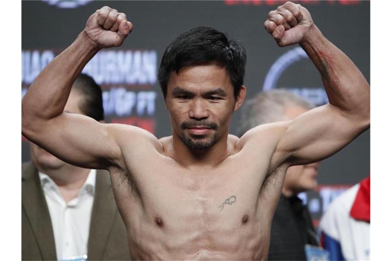 Der philippinische Boxer Manny Pacquiao hört mit dem Profisport auf. Foto: John Locher/AP/dpa