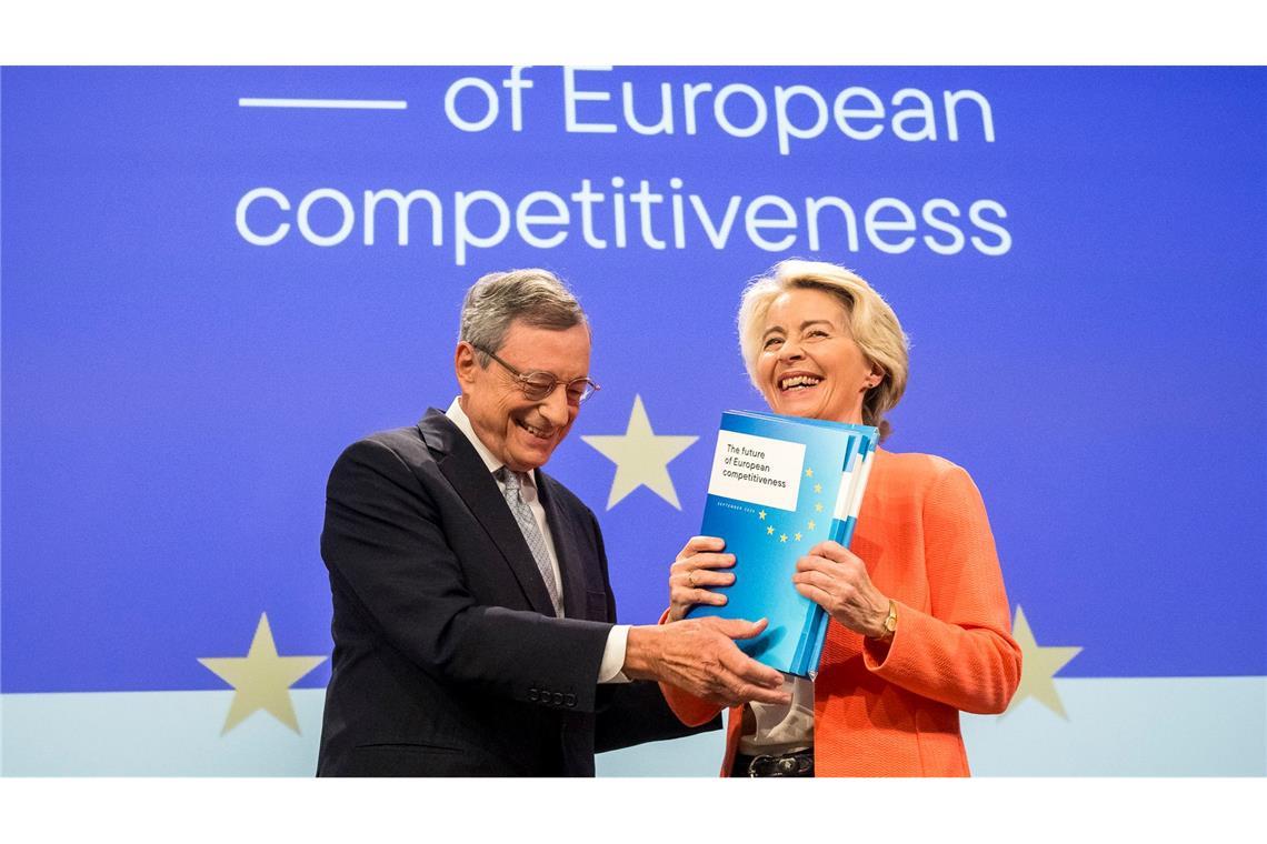 Börsen-Ausblick 2025: Europa erwartet keine großen Sprünge Der Plan des einstigen EZB-Präsidenten Mario Draghi sieht hohe Investitionen vor.