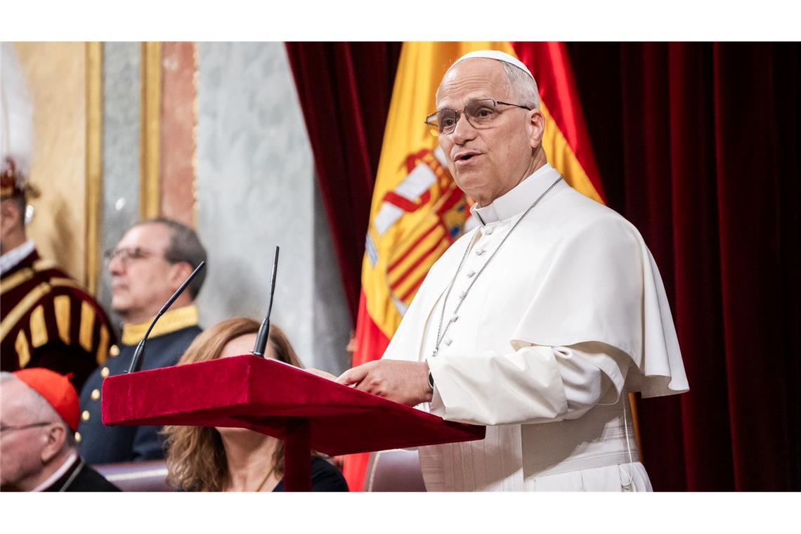 Der Pontifex spricht im spanischen Parlament Klartext.