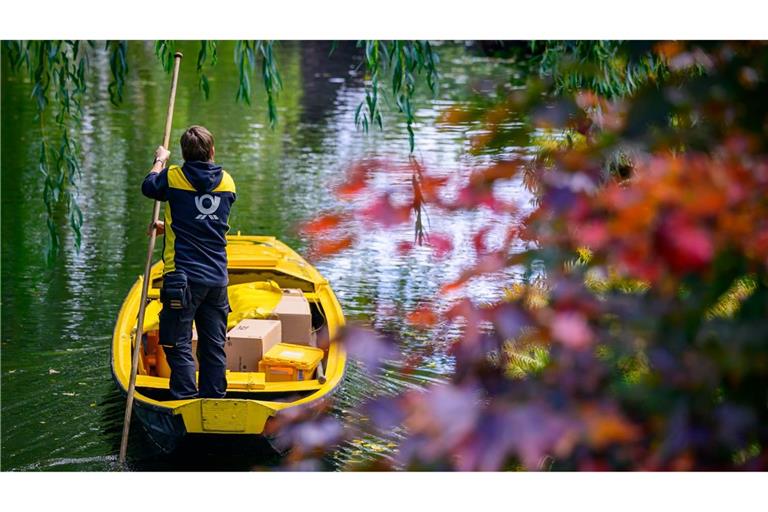 Der Postkahn im Spreewald geht in die Winterpause.