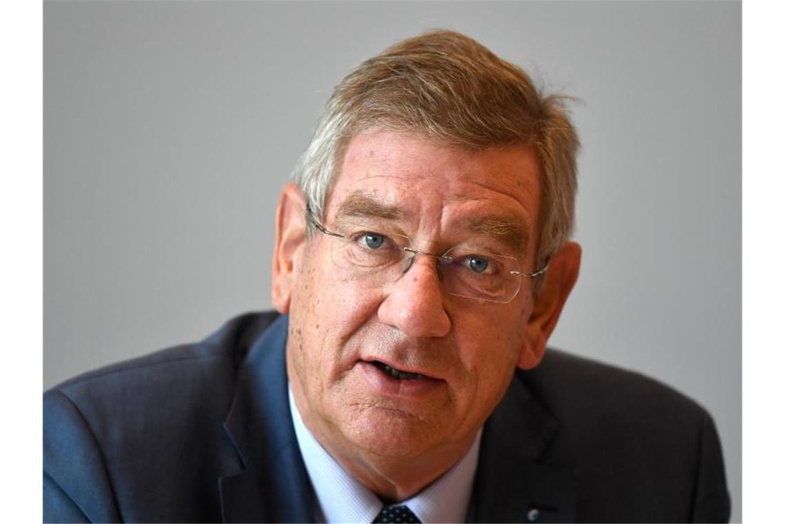 Metall-Arbeitgeber in NRW bieten Einmalzahlung für 2021 an Der Präsident der NRW-Metallarbeitgeber, Arndt Kirchhoff, bei einer Pressekonferenz. Foto: picture alliance / dpa