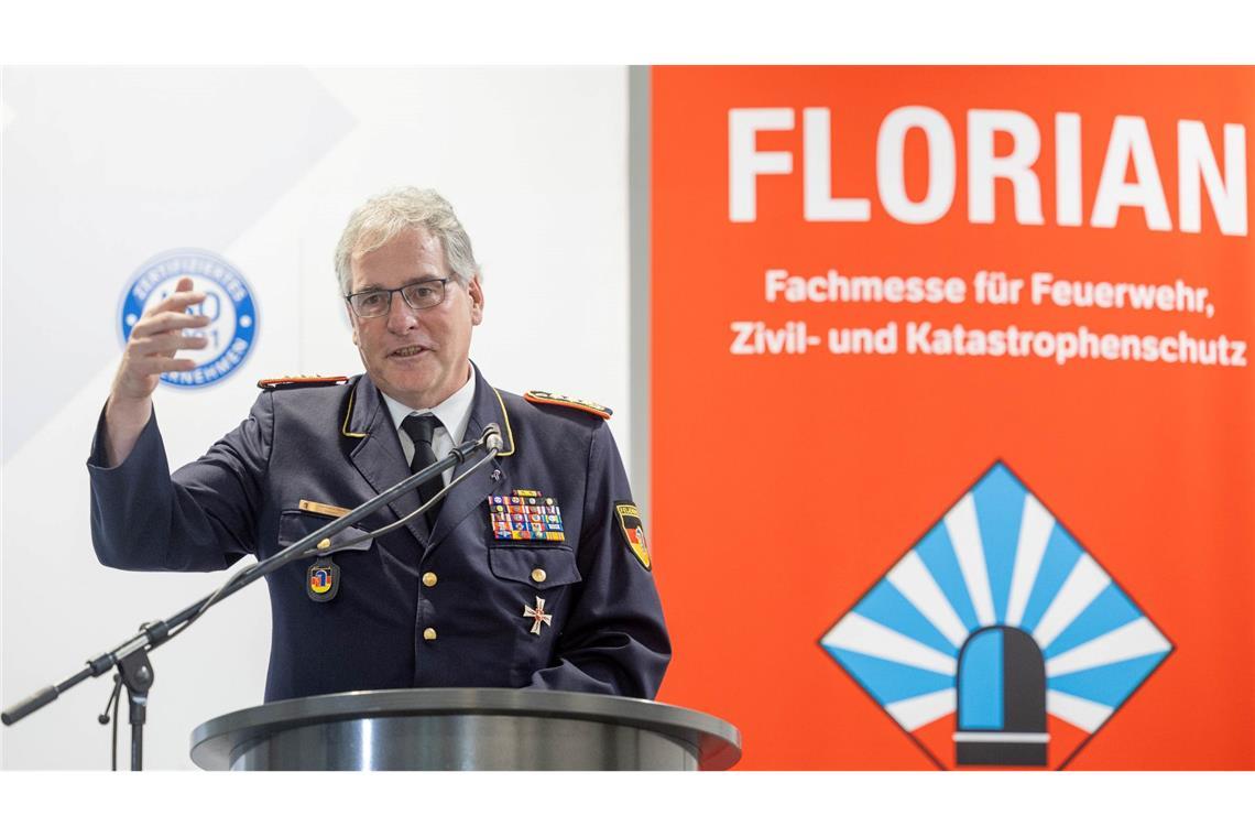 Der Präsident des Deutschen Feuerwehrverbands, Karl-Heinz Banse, sieht ein Umdenken in Deutschland. (Archivbild)