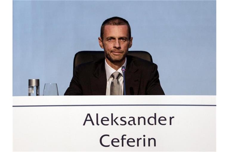 Der Präsident des europäischen Fußballverbandes UEFA: Aleksander Ceferin. Foto: picture alliance / dpa