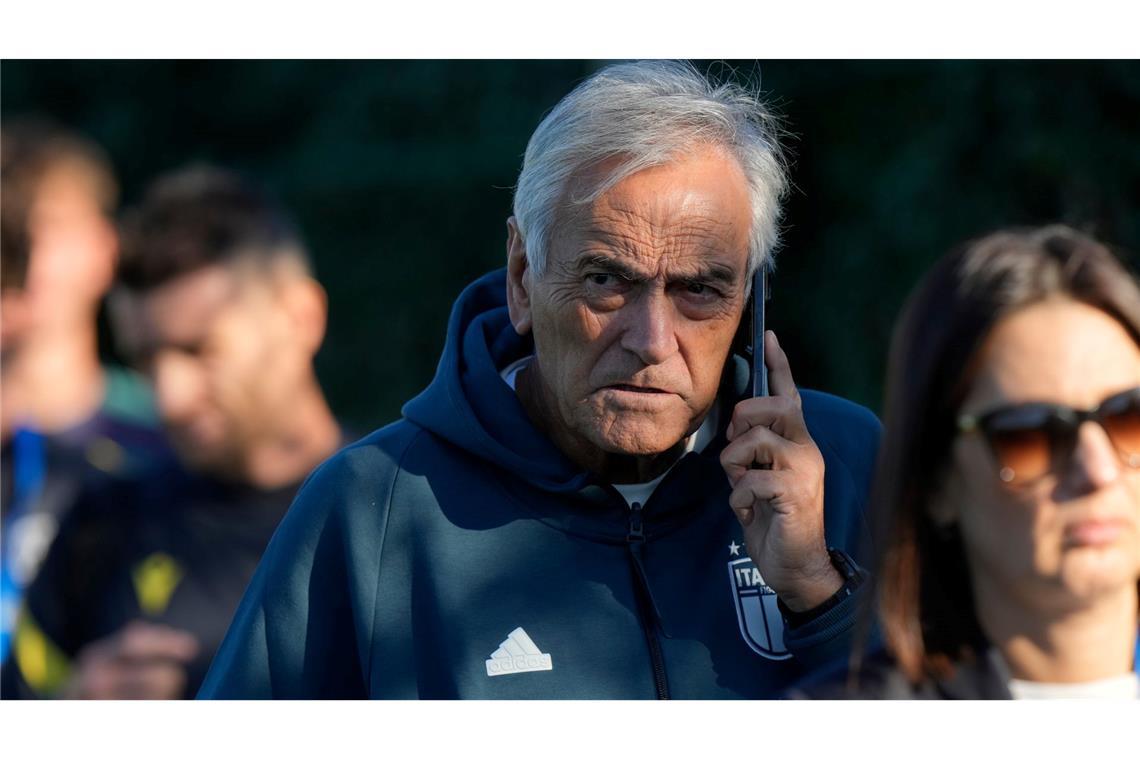 Der Präsident von Italiens Fußballverband, Gabriele Gravina, gibt nach dem Aus in der WM-Qualifikation seinen Posten auf. (Archivbild)