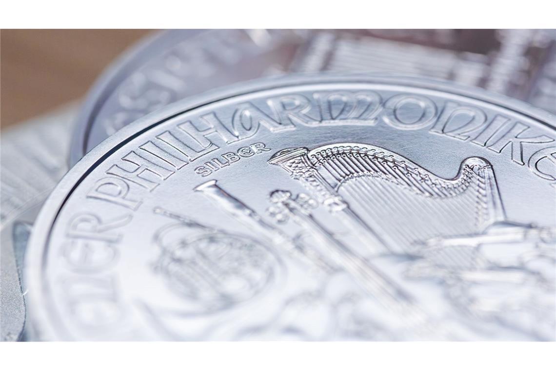 Der Preis für Silber fiel noch deutlich als der für Gold. (Archivbild)