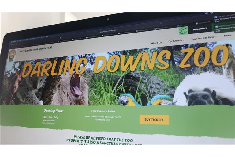 Der private Darling Downs Zoo liegt westlich von Brisbane.