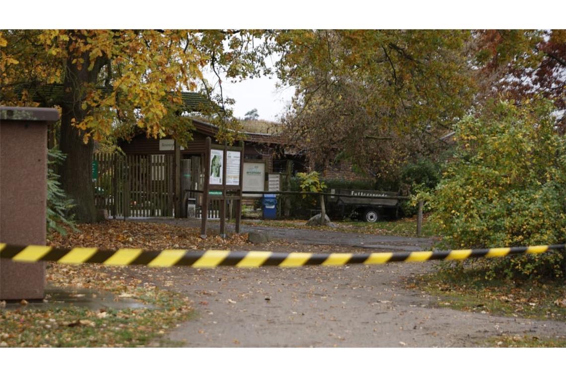 Der private Wildpark bei Baruth/Mark hält verschiedene Arten von Wild- und Raubtieren in Gehegen.