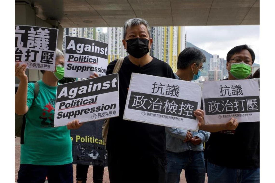 Sieben Hongkonger Aktivisten für schuldig befunden