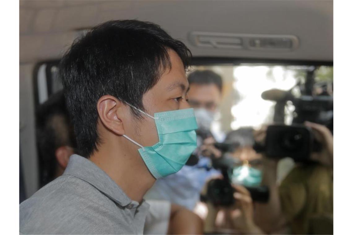 Der pro-demokratische Gesetzgeber Ted Hui ist im Zusammenhang mit den prodemokratischen Protesten festgenommen worden. Foto: Kin Cheung/AP/dpa