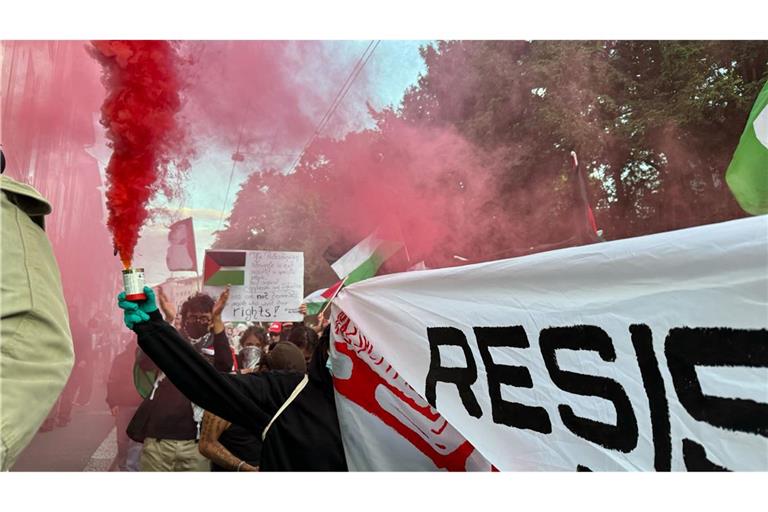 Der Protest gegen Israels Teilnahme überschattete das ESC-Finale.