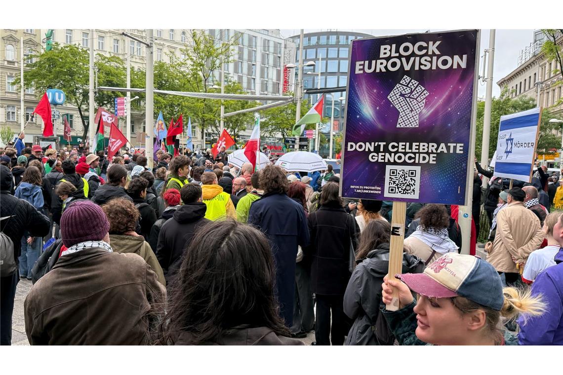 Mehrere Tausend bei Protest gegen Israels ESC-Teilnahme