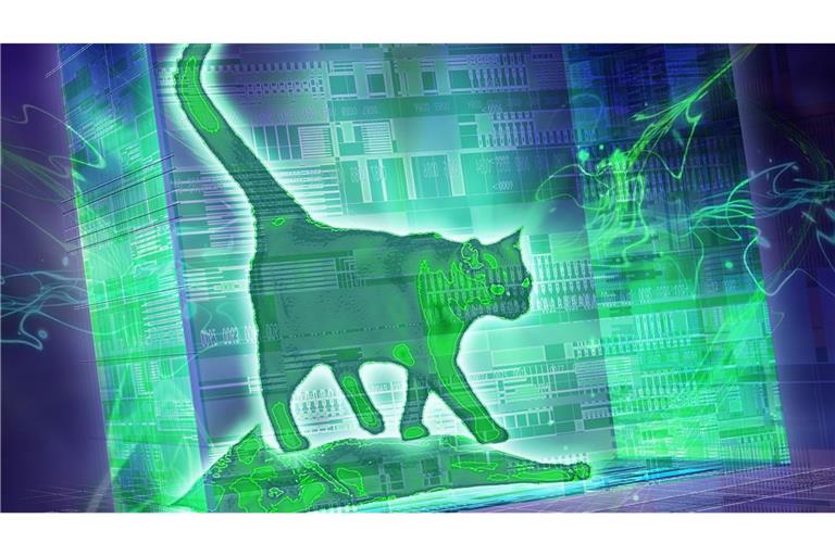 Der quantenphysikalische Überlagerungszustand – Schrödingers Katze – kann auch bei „heißen“, nicht auf den Grundzustand heruntergekühlten Quantenteilchen erzeugt werden, wie ein Experiment belegt.