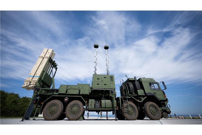 Der Raketenwerfer des Flugabwehrsystems Iris-T (Archivbild)