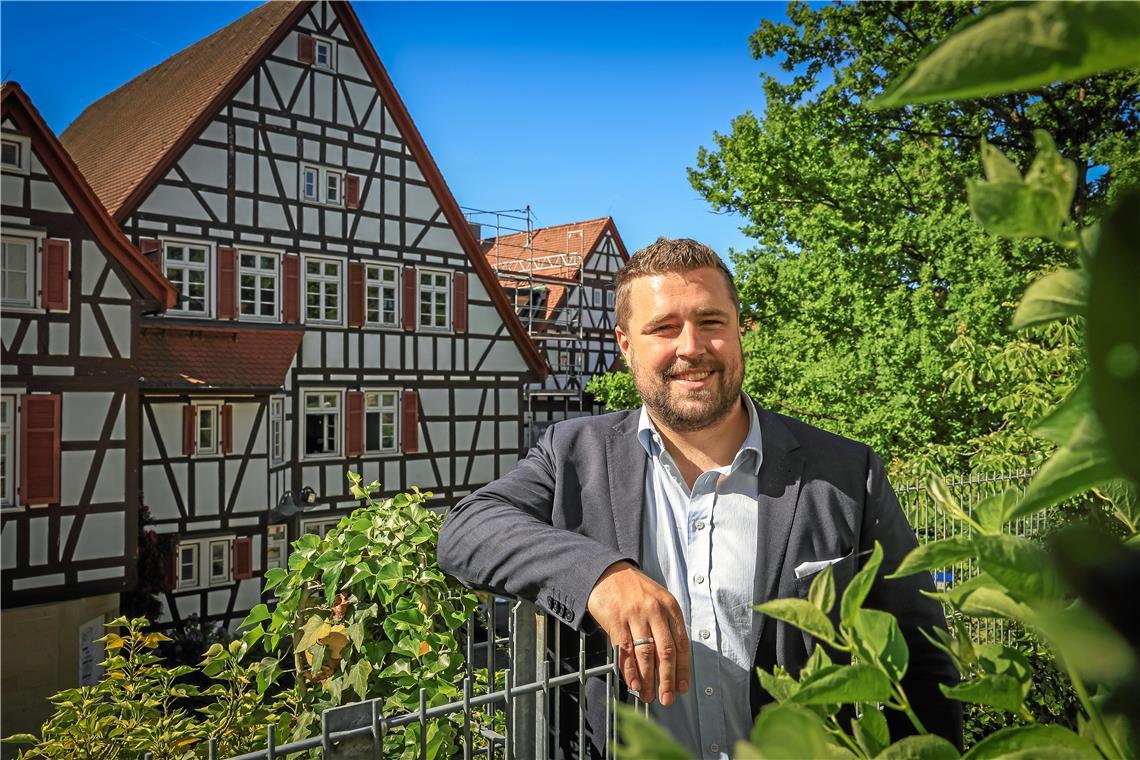 Der Rathausumbau ist eins der wichtigsten Projekte, das in Bogners Amtszeit fällt. Foto: Alexander Becher