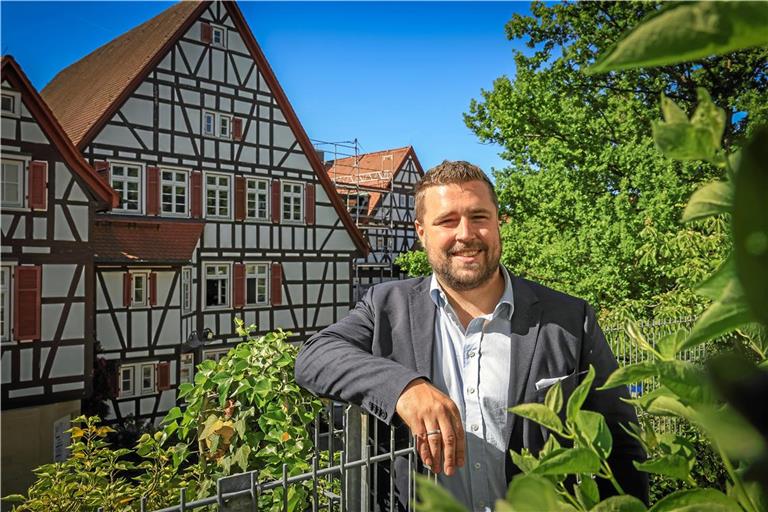 Der Rathausumbau ist eins der wichtigsten Projekte, das in Bogners Amtszeit fällt. Foto: Alexander Becher