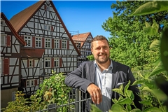 Der Rathausumbau ist eins der wichtigsten Projekte, das in Bogners Amtszeit fällt. Foto: Alexander Becher