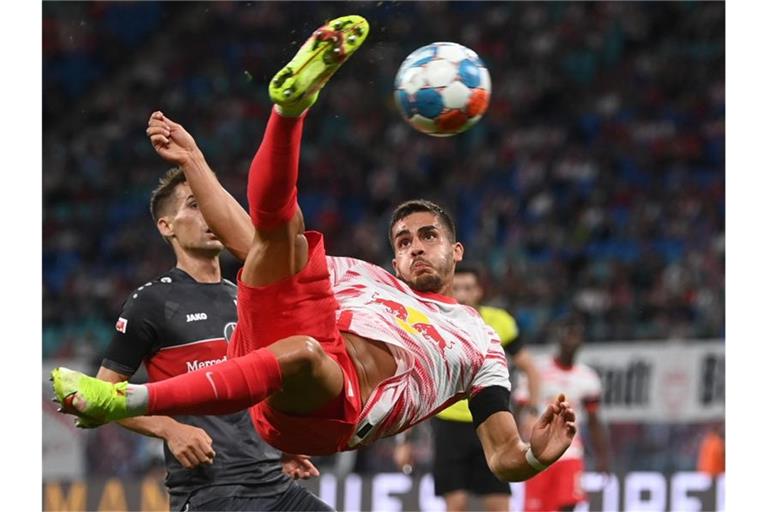 Der RB Leipzig verpflichtete unter anderem Stürmer André Silva. Foto: Hendrik Schmidt/dpa