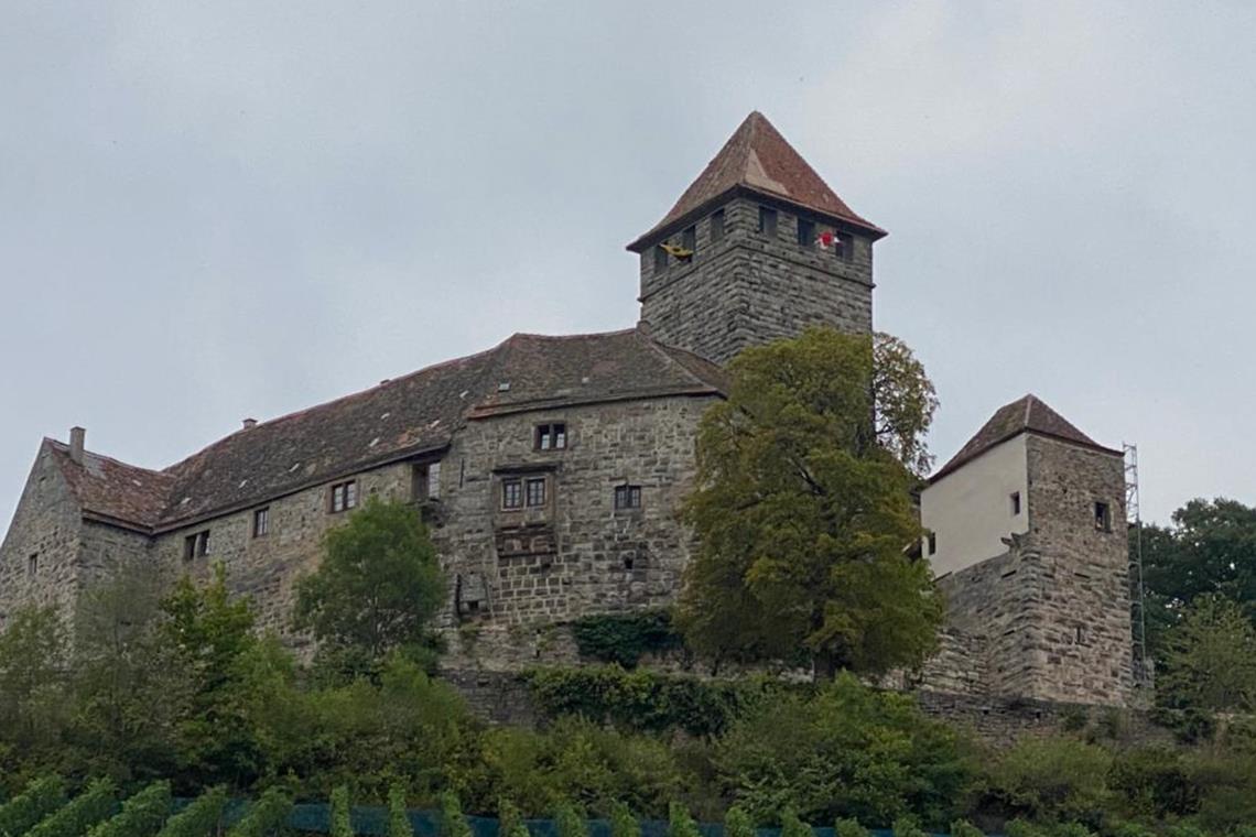 Der rechte Turm sticht dem Betrachter der Burg Lichtenberg ins Auge – laut Denkmalschutzamt war dieser Putz nicht mit der Behörde abgestimmt. Foto: NatureLife-International