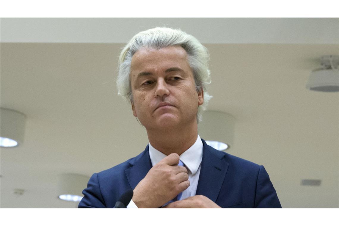 Niederlande: Rechtspopulist Wilders steigt aus Regierungskoalition aus Der Rechtspopulist Geert Wilders (Archivbild).