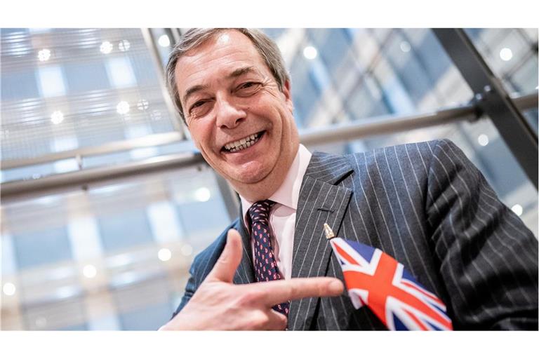 Der Rechtspopulist Nigel Farage ist Chef der Partei UK Reform.