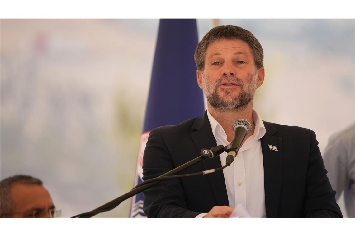 Der rechtsradikale israelische Finanzminister Bezalel Smotrich erwägt die Zerstörung Beiruts (Archivfoto).