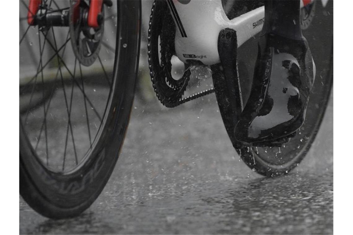 Der Regen in Yorkshire spülte auch die deutschen Medaillenhoffnungen hinweg. Foto: Yorick Jansens/BELGA