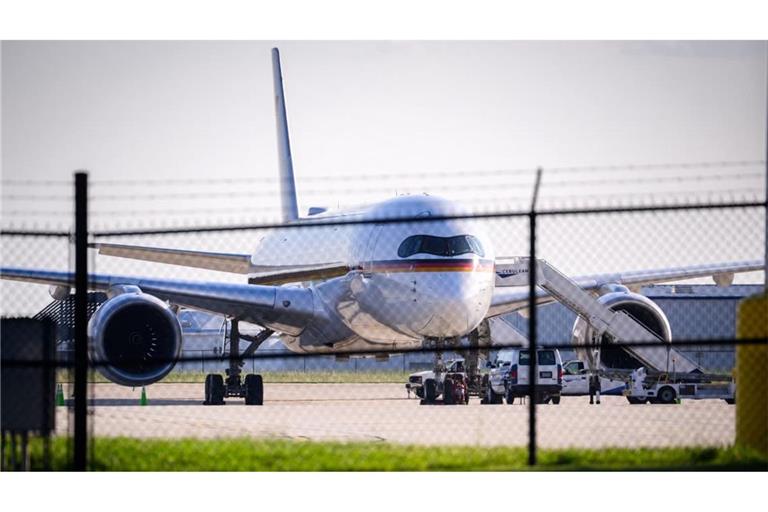 Der Regierungsflieger hat einen technischen Schaden. 