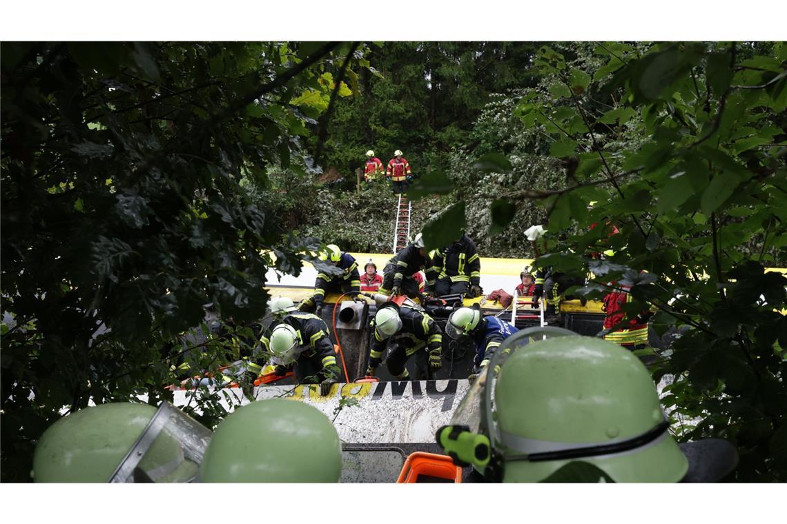 Erdrutsch war laut Polizei die Ursache Der Regionalzug war auf dem Weg von Sigmaringen nach Ulm.