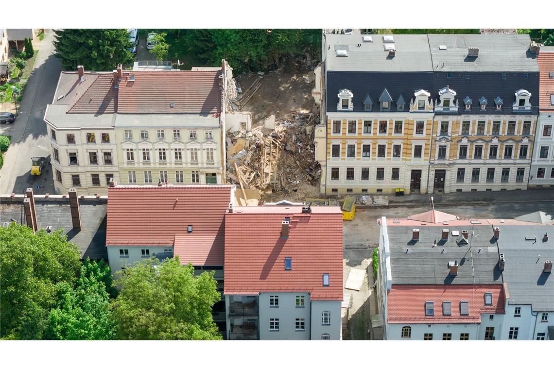 Der Rettungseinsatz nach dem Einsturz des Gründerzeithauses in Görlitz dauerte etwa 72 Stunden.