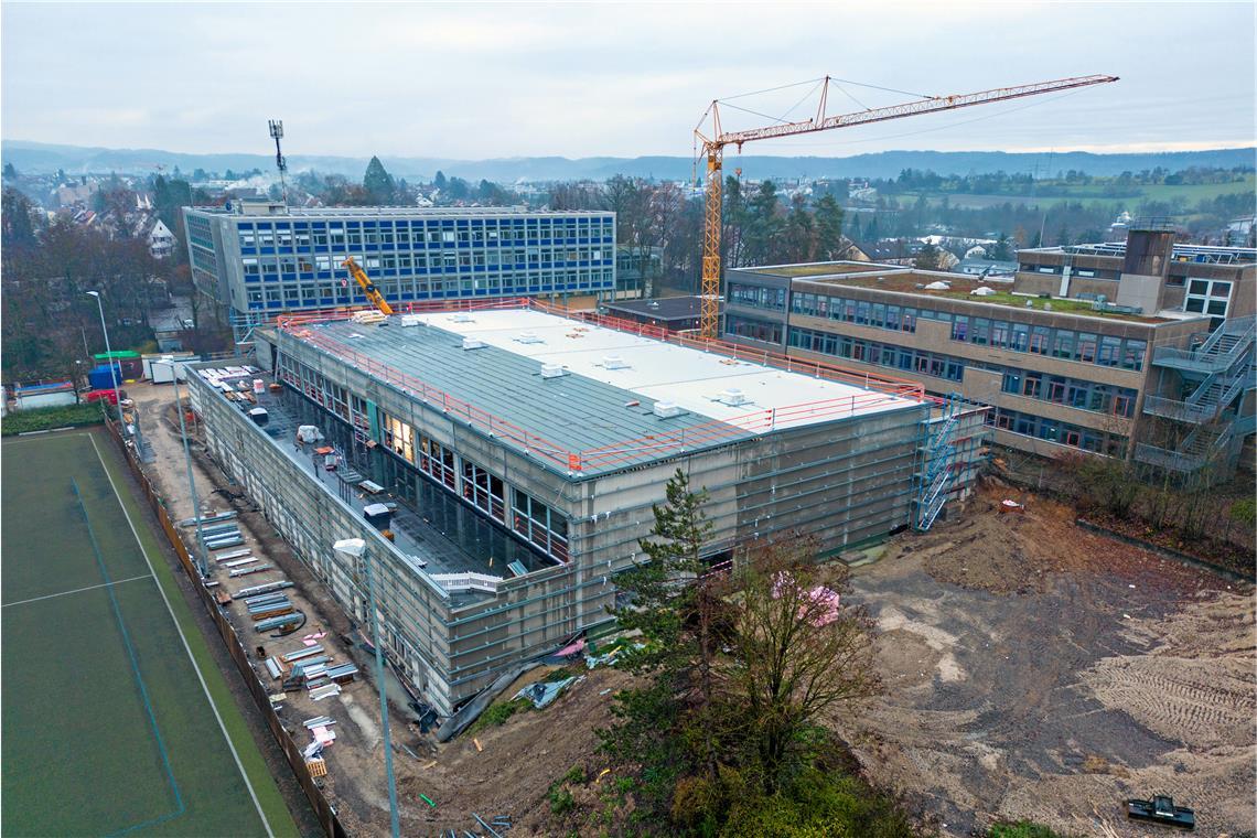 Mit der Halle wächst in Backnang die Vorfreude