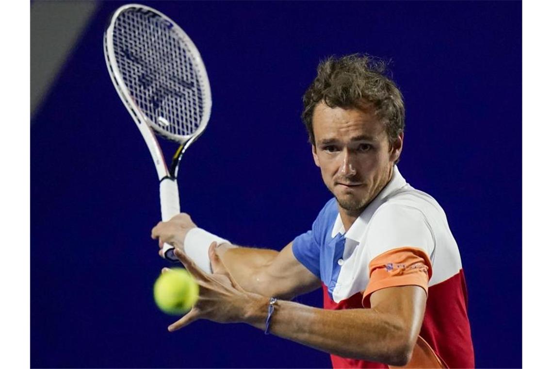 Nummer 1 in schwieriger Zeit: Russe Medwedew im Ranking vorn Der Russe Daniil Medwedew ist die neue Nummer eins der ATP-Weltrangliste. Foto: Eduardo Verdugo/AP/dpa