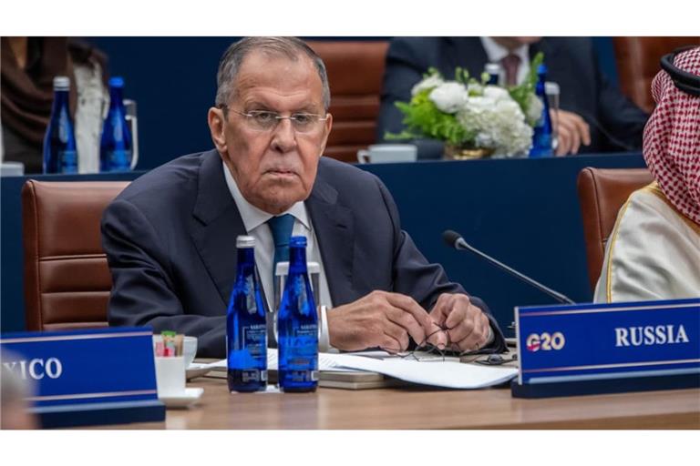 Der russische Außenminister Sergei Lawrow