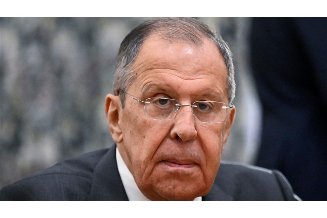 Lawrow: USA wollen auch TurkStream ausschalten lassen Der russische Außenminister Sergej Lawrow sieht die USA hinter Attacken gegen Gaspipelines. (Archivbild)