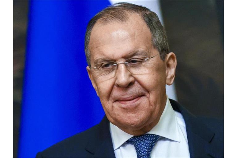 Der russische Außenministerium Sergei Lawrow. Foto: Russian Foreign Ministry Press Service/AP/dpa