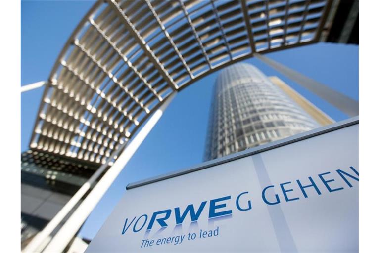 Der RWE Tower, die Zentrale des Energiekonzerns in Essen. Foto: Marcel Kusch/dpa