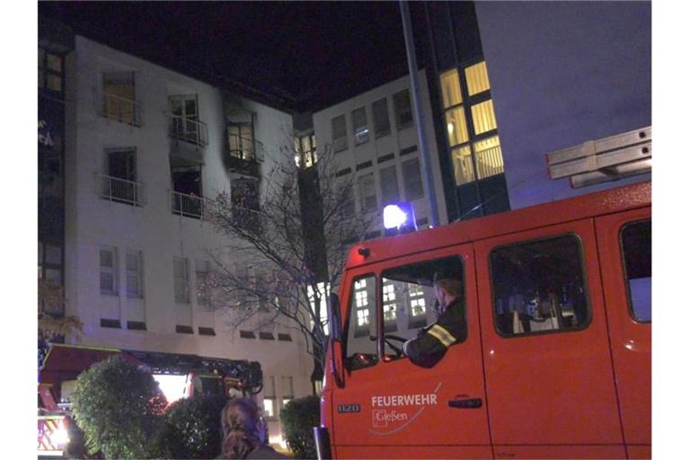 Der Sachschaden bei dem Brand in der Uniklinik Gießen wird auf etwa eine Million Euro geschätzt. Foto: -/5vision.media/dpa