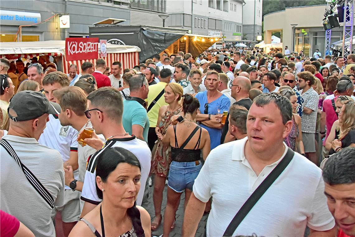 Der Samstag beim 54. Backnanger Straßenfest.