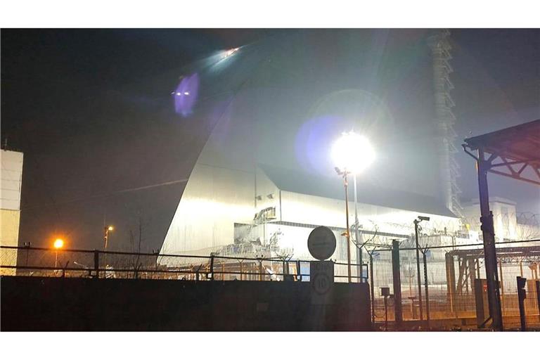Der Sarkophag von Tschernobyl wurde im schon Februar durch eine Drohne beschädigt. (Archivbild)