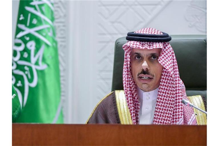 Der saudische Außenminister Faisal bin Farhan. Foto: -/Saudi Press Agency/dpa