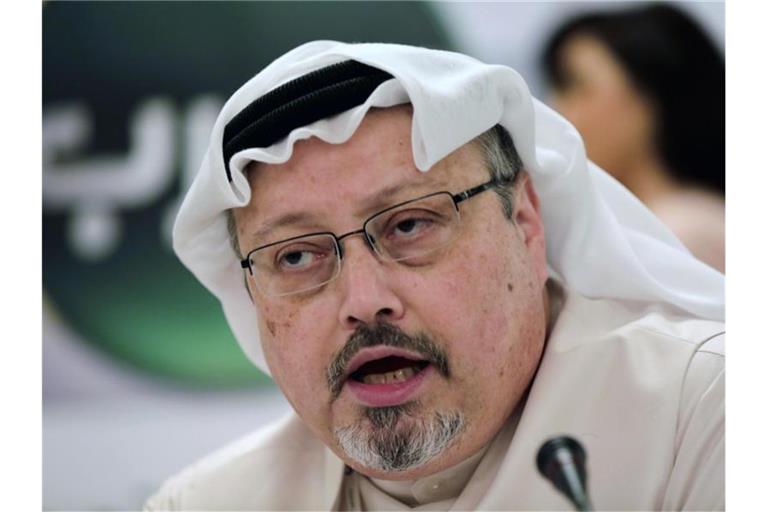 Der saudische Journalist Jamal Khashoggi war im Oktober 2018 im saudischen Konsulat in Istanbul von einem Spezialkommando aus Riad getötet worden. Foto: Hasan Jamali/AP/dpa