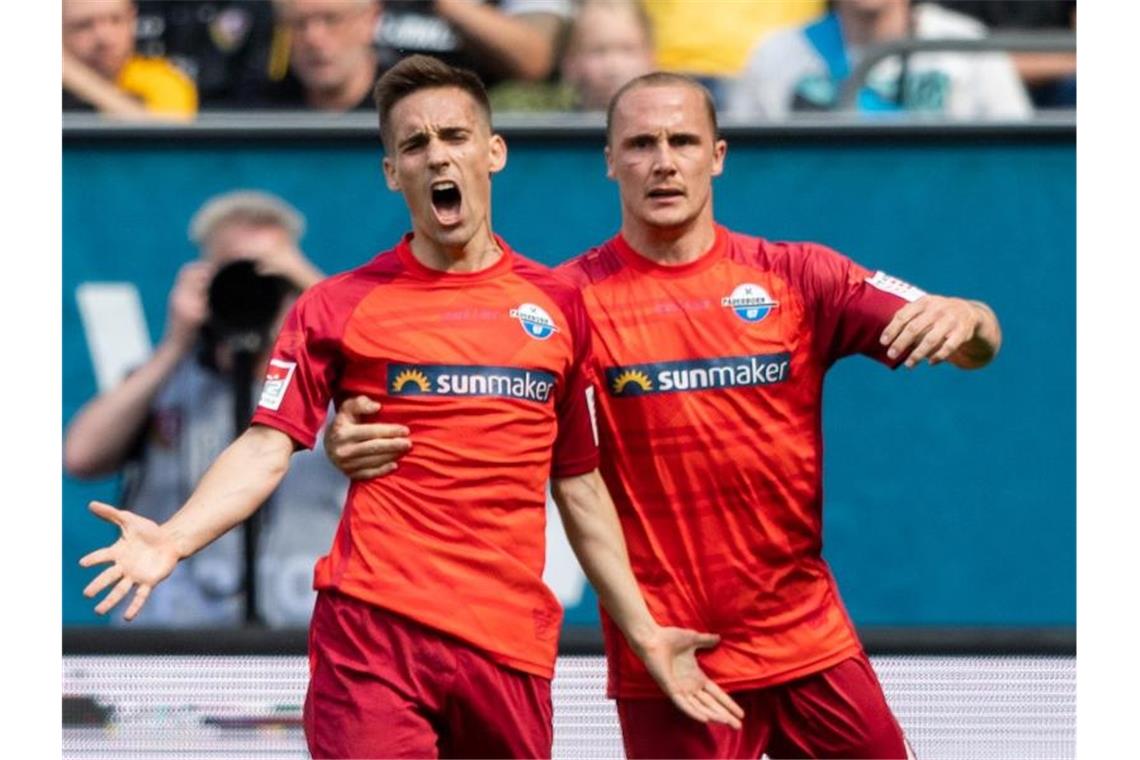 Der SC Paderborn steigt direkt in die Bundesliga auf. Foto: Robert Michael