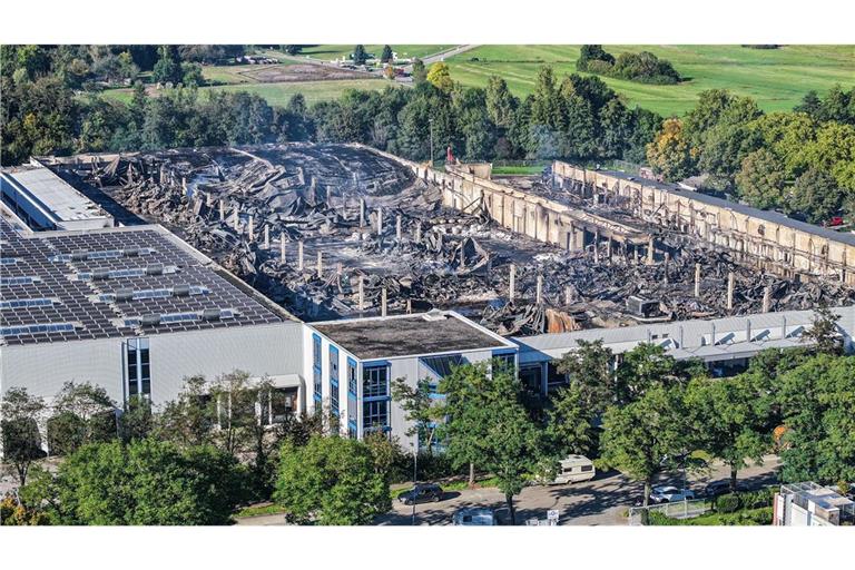 Der Schaden durch den Brand ist enorm.