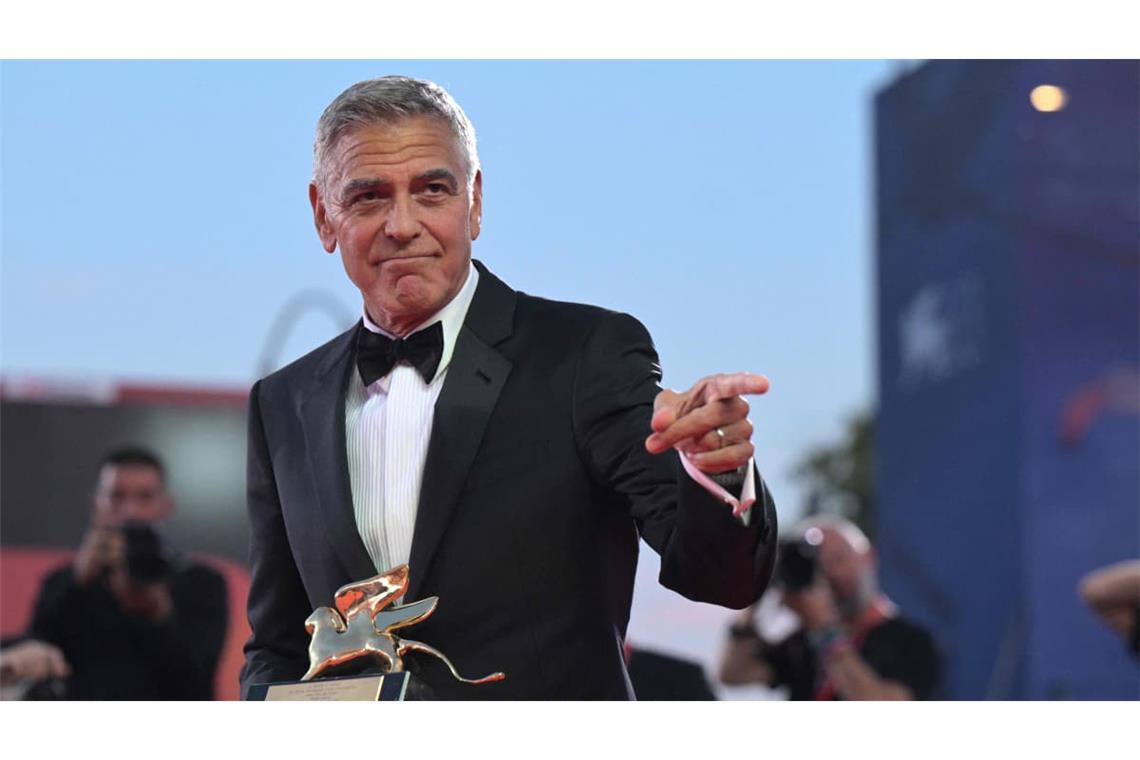 Der Schauspieler George Clooney wurde bei den Filmfestspielen von Venedig für sein Lebenswerk geehrt.