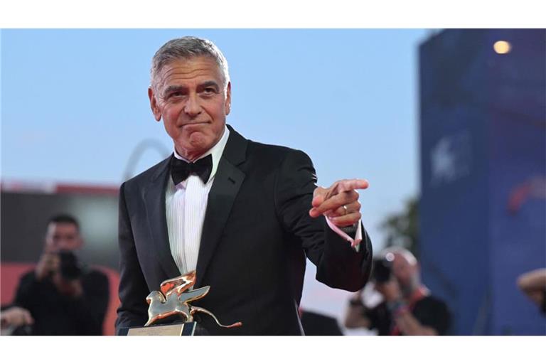 Der Schauspieler George Clooney wurde bei den Filmfestspielen von Venedig für sein Lebenswerk geehrt.