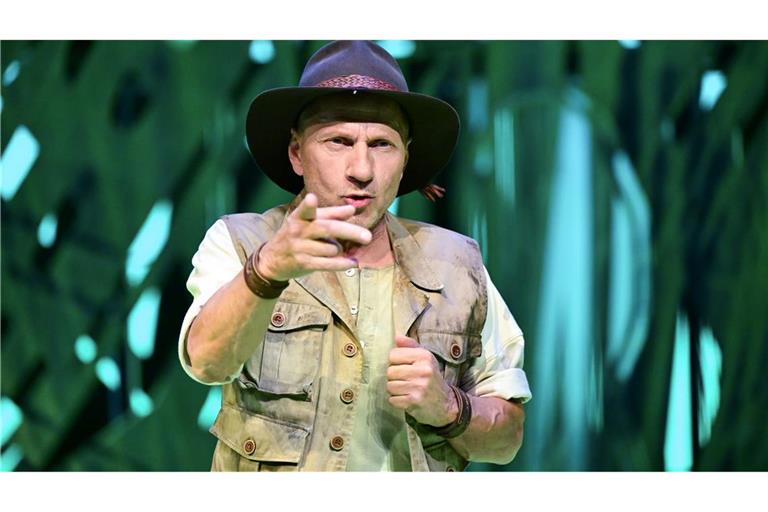Der Schauspieler und "Tatort"-Kommissar Richy Müller probt für eine Gastrolle im Musical "Tarzan".