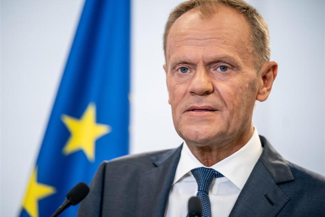 Der scheidende EU-Ratspräsident Donald Tusk. Foto: Michael Kappeler/dpa