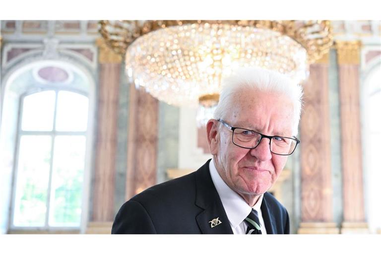 Der scheidende Ministerpräsident von Baden-Württemberg, Winfried Kretschmann
