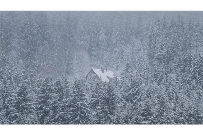 Der Schneefall ist nach Angaben des DWD nicht außergewöhnlich.