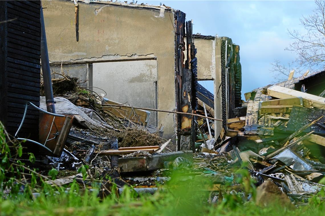 Gefühl der Sicherheit verletzt Der Schorndorfer SOS-Kindergarten wurde vor zwei Wochen von einem Feuer bis auf die Grundmauern zerstört. Foto: SOS-Kinderdorf/F. Kübler